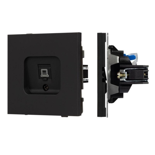 Механизм компьютерной розетки SCT-TENDO-MPC1-SFPL-BK RJ-45 CAT6 Arlight 054591 Механизм компьютерной розетки SCT-TENDO-MPC1-SFPL-BK RJ-45 CAT6 Arlight 054591