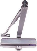 Доводчик двер морозостойкий, усилие EN5, вес двери до 150 кг, две регулировки | код TS-DC120 серебро | Tantos