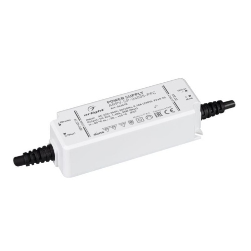 Блок питания ARPV-SP-24035-PFC (24V, 1.45A, 35W) (Arlight, IP67 Пластик, 5 лет) | код 43670 | Arlight