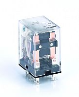 Промежуточное реле 2 конт. с LED инд. 5А 220В DC ПР-102 | код 23848DEK | DEKraft