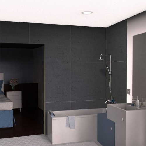 Светильник светодиодный Basic Downlight 5Вт 4000К IP54 400лм 210-240В 90х44 круг бел. GAUSS 9033420205 фото 2