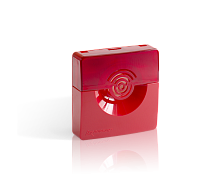 Оповещатель светозвуковой ОПОП 12 -7 12В (корпус красный) (ОПОП124-7 12В красн) | код Rbz-226685 | Рубеж