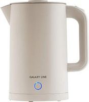 Чайник электрический Galaxy Line GL 0362 1.7л. 2200Вт бежевый корпус: нерж.сталь/пластик (7010103627) | код 2059138 | GALAXY LINE
