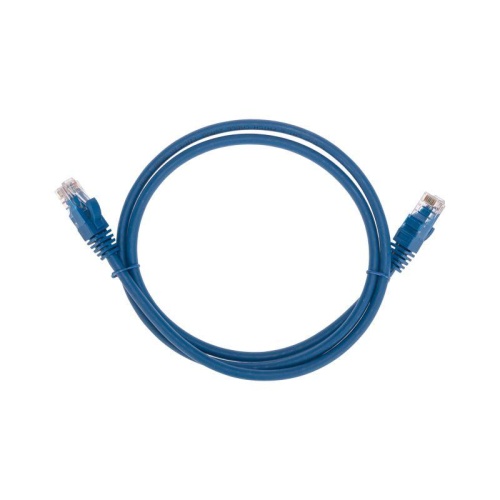Патч-корд U/UTP CAT 6 RJ45-RJ45 26AWG LSZH син. 1м | код 02-0294-1 | Rexant