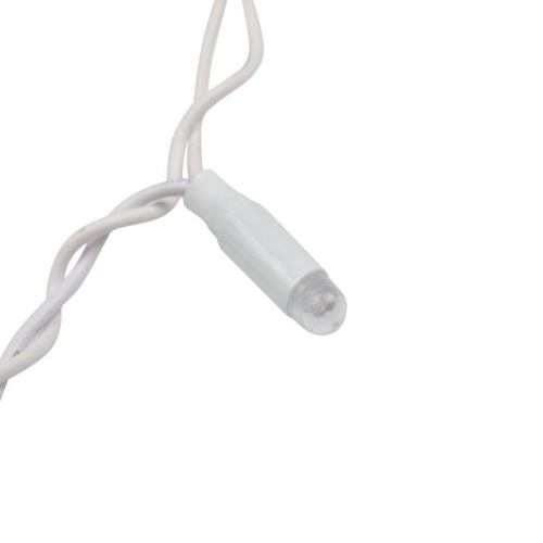 Гирлянда светодиодная "Дождь" 2х3м 600LED тепл. бел. 80Вт 230В IP65 эффект мерцания провод бел. (нужен шнур питания 303-500-1) Neon-Night 235-366 фото 5