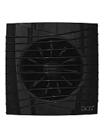 Вентилятор осевой вытяжной с обратным клапаном D125 декоративный | код SILENT 5C Obsidian | DiCiTi