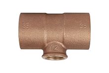 Тройник бронза пайка 35 х 1/2' х 35 ВР, модель 4130g (141303512) | код RG008TBBGSOE5Q | Sanha