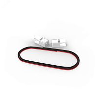 Набор коннекторов 2 клипсы провод 30 мм 8-10 мм IP20 Basic | код BT401 | GAUSS