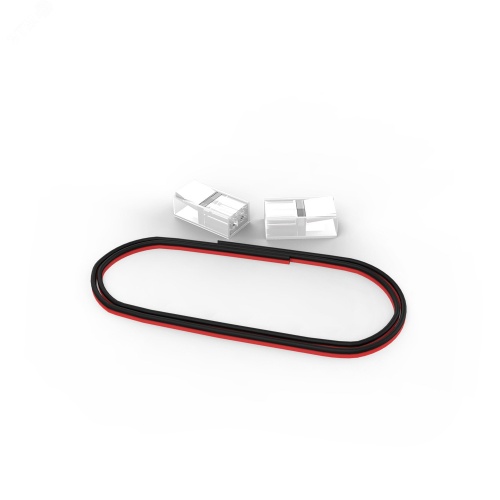 Набор коннекторов 2 клипсы провод 30 мм 8-10 мм IP20 Basic | код BT401 | GAUSS Набор коннекторов 2 клипсы провод 30 мм 8-10 мм IP20 Basic | код BT401 | GAUSS