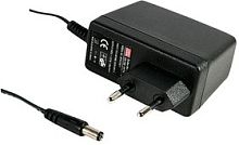 Адаптер AC-DC, 15Вт, вход 90...264B AC 47...63 Гц, 135...370B DC, выход 9B/1.66A, изоляция 3000B AC, 34x71x50мм, 0...+50С, евровилка, выходной разъем 11, диам. 5.5х2.1мм | код GS15E-2P1J | MeanWell