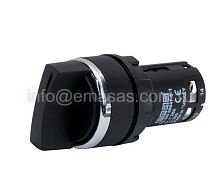 Переключатель моноблочный 22 мм, IP 40, 1НО с фиксацией | код MB100S20 | EMAS