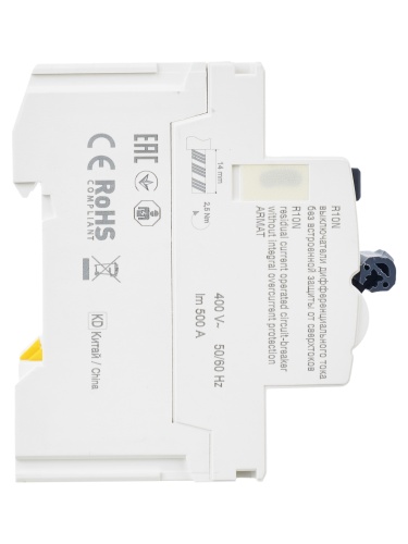 ARMAT Выключатель дифференциального тока R10N 4P 25А 30мА тип AC | код AR-R10N-4-025C030 | IEK фото 7 ARMAT Выключатель дифференциального тока R10N 4P 25А 30мА тип AC | код AR-R10N-4-025C030 | IEK фото 7