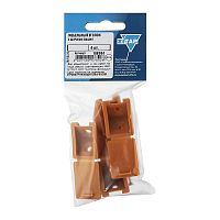 Уголок мебельный с шурупом вишня (уп.4шт) Tech-Krep/Zitar 108984