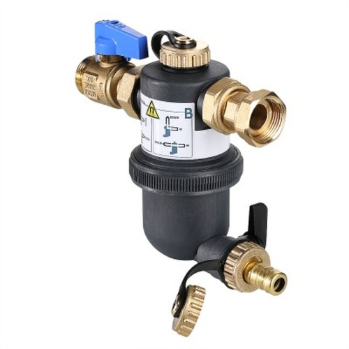 Фильтр-дешламатор с пластиковым корпусом (Dirstop), 3/4" | код. VT.383.B.05 | VALTEC