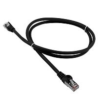 Патч-корд LANMASTER LSZH FTP кат.5e, 10 м, черный | код LAN-PC45/S5E-10-BK | LANMASTER