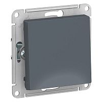 Выключатель 1-клавишный ATLASDESIGN, скрытый монтаж, грифель | код. ATN000711 | Schneider Electric