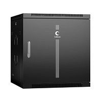 Cabeus SH-05F-12U60/35m-BK Шкаф телекоммуникационный настенный 19 12U 600x350x635mm (ШхГхВ) дверь металл, цвет черный (RAL 9004) | код 8603c | Cabeus
