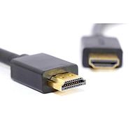 Кабель HDMI 1.4 19М на 19М, 2 м., черный, позолоченные контакты | код GCR-HM410-2.0m | Greenconnect