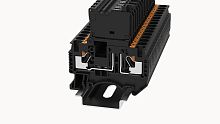 DS4-HE-LD24-01P-13-00Z(H) Предохранительная клемма, со светодиодом LED 24V, Push-in, 4 мм.кв. 6.3A, 24V, 6.2 мм, черный на DIN-рейку | код 11040000162 | DEGSON