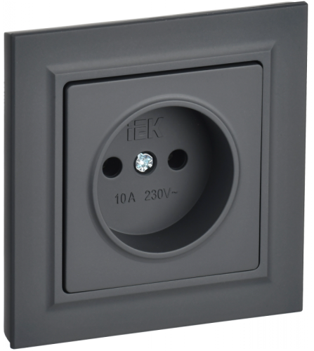 BRITE Роз. без з/к/ш 10А в сб. РСР10-1-0-БрГ граф. IEK | код BR-R10-10-K53-F | IEK