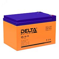 Аккумулятор GEL 12В 15Ач | код GEL 12-15 | DELTA