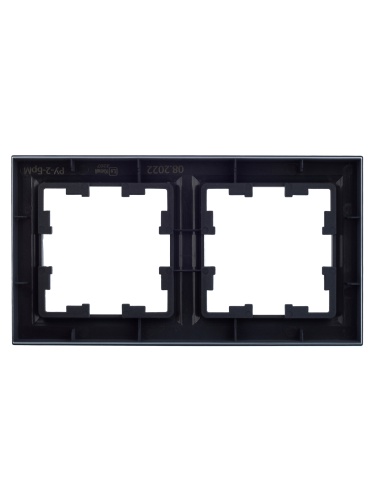 BRITE Рамка 2-местная РУ-2-БрМ маренго | код BR-M22-K35 | IEK фото 2