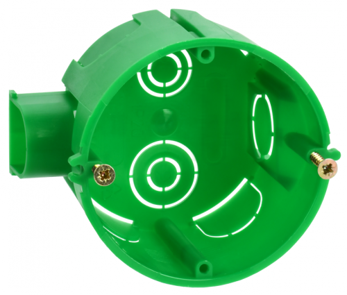 Коробка уст. КМ40004-10 блоч. для тв.стен 68х45 (ст.уз.) IEK | код UKT10-068-045-000-A-S | IEK