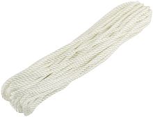Веревка крученая капроновая 4 мм х 20 м, р/н= 180 кгс | код 68374 | FIT РОС