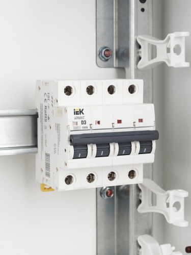ARMAT Автоматический выключатель M06N 4P D 3А | код AR-M06N-4-D003 | IEK  фото 9
