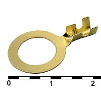 Наконечник кольцевой неизолированный RUICHI DJ431-10A-D, 2,5…4,0 мм?, латунь H65Y | код 80989 | Ruichi