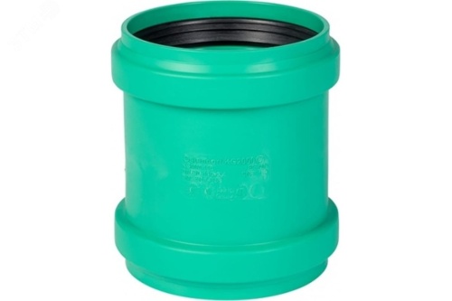 Муфта двойная ливневой канализации 125 мм | код 777400 | Ostendorf