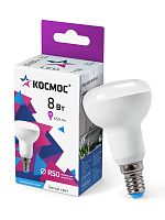 Лампа светодиодная R50 8Вт 6500К E14 220В | код. Lksm_LED8wR50E1465 | КОСМОС