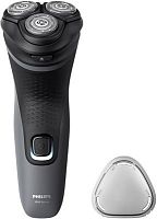 Бритва роторная Philips S1142/00 реж.эл.:3 питан.:элек.сеть/аккум. темно-серый/черный | код 1990644 | PHILIPS