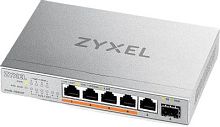 Коммутатор Zyxel XMG-105HP-EU0101F (L2) 5x2.5Гбит/с 1SFP+ 4PoE++ 70W неуправляемый | код 2004996 | Zyxel