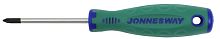 D71P175 Отвертка стержневая крестовая ANTI-SLIP GRIP, PH1х75 мм | код D71P175 | JONNESWAY
