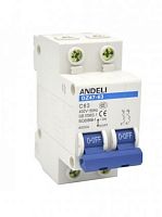 Автоматический выключатель DZ47-63/2P 25A 4.5kA х-ка C (ANDELI) | код ADL01-080 | ANDELI