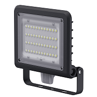 Прожектор светодиодный 80 680 NFL-03-50-6.5К-BL-LED 50Вт 6500К IP65 6950лм с датчиком черн. | код. 80680 | NAVIGATOR