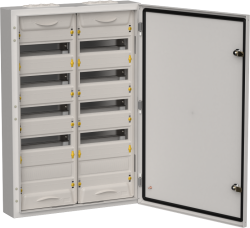 TITAN 5 Корпус мет. ЩРн-120 (2х60) 835х570х140 IP54 сер IEK | код TI5-50-N-2X060-54-7035 | IEK