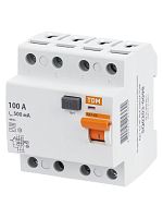 УЗО ВД1-63 4Р 100А 500мА TDM | код SQ0203-0097 | TDM