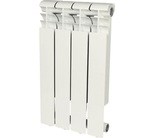Радиатор алюминиевый Profi 500 4 секции RAL9016 (82482) | код RG008P0CGLN9FV | Rommer