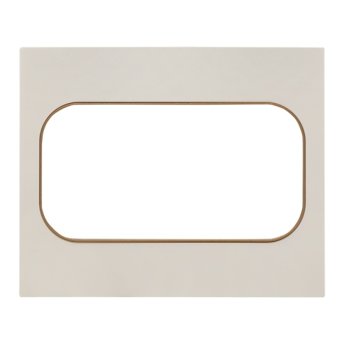 Стокгольм Рамка для розетки 2-местная белая с линией цвета шампань PROxima | код EYM-G-305-20 | EKF Стокгольм Рамка для розетки 2-местная белая с линией цвета шампань PROxima | код EYM-G-305-20 | EKF