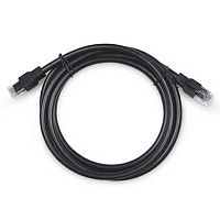 Cabeus PC-ARM-UTP-RJ45-Cat.6a-10m-PE Патч-корд U/UTP, категория 6a, 2xRJ45/8p8c, неэкранированный, армированный гофрированной стальной лентой, черный, РЕ, внешний, 10м | код 10135c | Cabeus