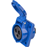 Розетка NCA-SR413-16-220 стационарная скрытая 16А 2P+PE IP44 | код 23197 | Navigator Group