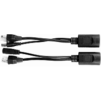 Комплект пассивный (инжектор + сплиттер) для передачи PoE по кабелю Cat 5e. | код 10642 | OSNOVO