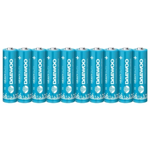 Элемент питания солевой AA/R6 1.5В Heavy Duty Shrink-10 (уп.10шт) | код. 5042131 | DAEWOO