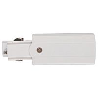 Коннектор белый правый сетевой для 3Ф шинопровода 3P PTR EC-WH Right JazzWay | код 5062917 | JazzWay