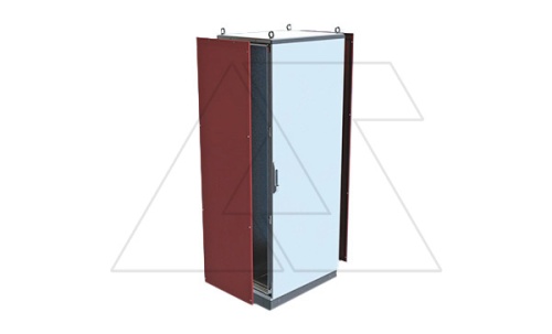 Боковые панели NEO 1600x500мм (ВxГ), RAL7035, IP55, 2шт. | код 632-165 | Tekpan