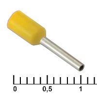 Наконечник на кабель RUICHI DN00508, жёлтая, 1x8 мм, 0.5 мм2 | код 64290 | Ruichi
