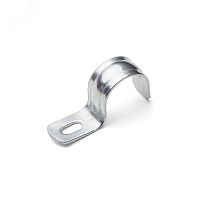 Скоба крепежная однолапковая СМО d31-32мм метал. оцинк. (уп.50шт) | код 49117 | Fortisflex