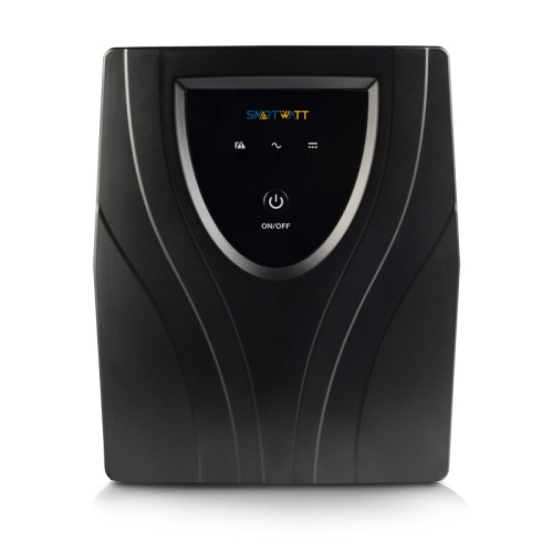 ИБП UPS UNI PRO 1000 линейно-интерактивный SIN, мощность 1000/700 ВА/Вт, напольный, LED индикация, Shuko CEE7/4 - 2 шт. , IEC C13 - 3 шт. | код 3703020400002 | SMARTWATT